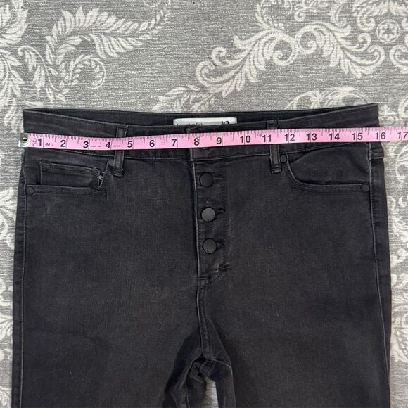 Abercrombie & Fitch Women's High Rise Skinny Jeans Black Size 12 - Picture 4 of 6